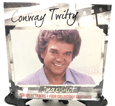 #ad Conway Twitty Snapshot Digipak New Sealed Ten Tracks 2014 Hickory Records $4.49