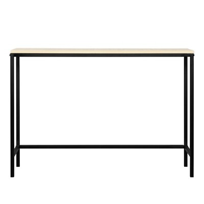#ad Industrial Style Porch Table Single Layer Light Walnut Color Triamine Board $55.71