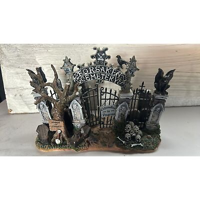 #ad Lemax Hollow Halloween Cemetery Gate 2005 Spooky Town $21.00
