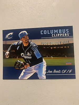 #ad Jon Berti 2018 Columbus Clippers Team Card $4.95