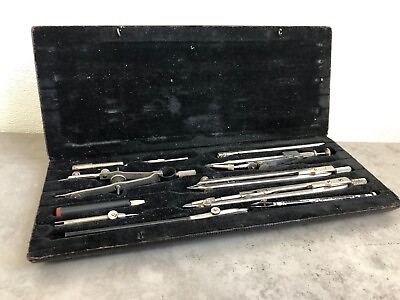 #ad Vintage Soviet Technical Drawing Tools Set. Gotovalnia. Moscow. 1960s $19.00