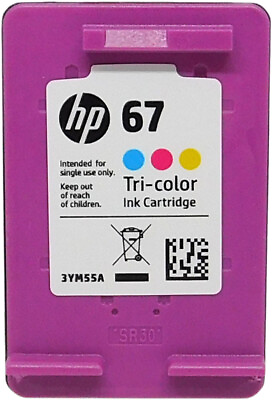 #ad #ad New Genuine HP 67 Color 3YM55AN Genuine $11.99