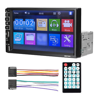 #ad Din Car Stereo 7 Inch LCD Touchscreen MP5 Player Car L5J2 $53.38