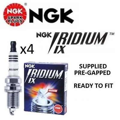 #ad GENUINE NGK IRIDIUM IX SPARK PLUGS DR8EIX SET OF 4 NGK 6681 GBP 38.95