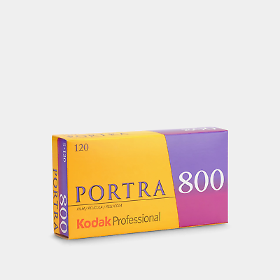 #ad Kodak Professional Portra 800 Color 120 Film 5 Pack $85.00