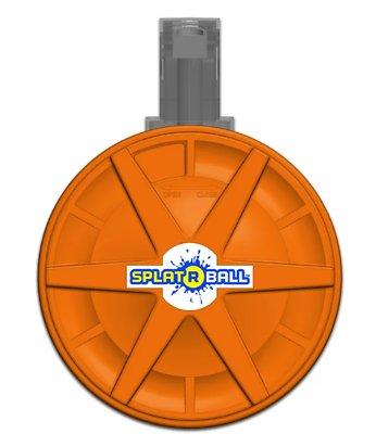 #ad SPLAT R BALL Orange 800 Round Water Bead Drum Magazine $21.97