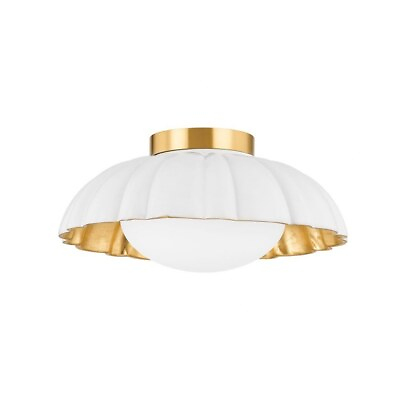 #ad 1 Light Flush Mount 6.5 Inches Tall and 14 Inches Wide Ceiling Flush mount $307.95