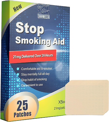 #ad Smoking Aid Stop Smoking Patches Step 1 Step 2 Step 3 Nicotine 25 Patches USA $15.99