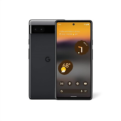 #ad Google Pixel 6a GX7AS 128GB Charcoal Carrier Unlocked $198.98
