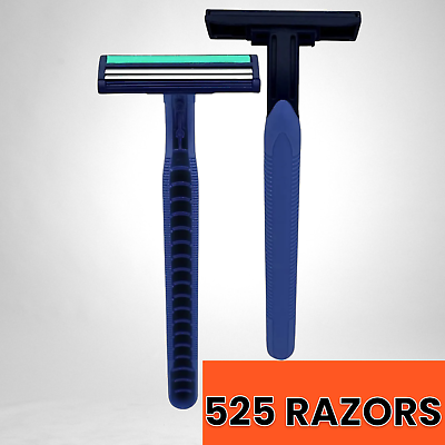 #ad Vaylor Disposable Razors Men 2 Blade Razors 525 Pack Sensitive Skin Shave Bulk $163.98
