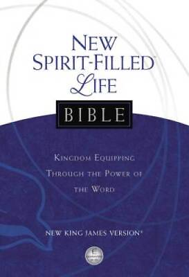 #ad NKJV New Spirit Filled Life Bible Hardcover: Kingdom Equipping Th ACCEPTABLE $19.88