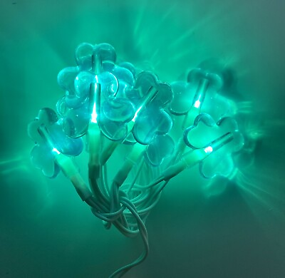 #ad St. Patrick’s Shamrock Battery Operated LED Light Strings 10 Lights 3 Feet $8.99