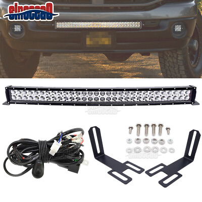 #ad #ad Lower Bumper 30quot; LED Curved Light Bar Mounting Kit For Dodge RAM 2500 3500 03 09 $86.92