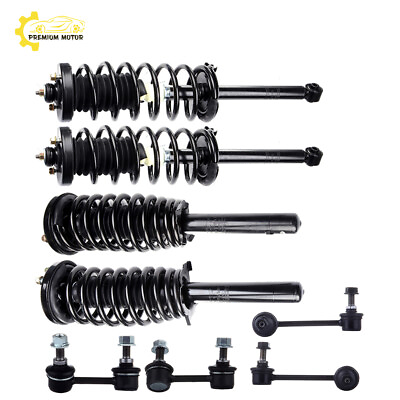 #ad For 1998 2002 Honda Accord Front Rear Complete Struts Coil Spring amp; Sway Bar $227.99