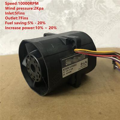 #ad Car Electric Turbine Turbo Double Fan Turbo Charger Boost Intake Fans SAN ACE60 $32.39