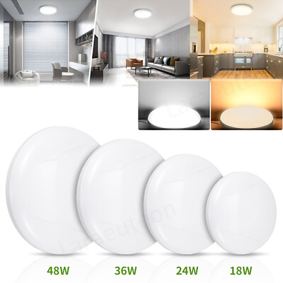 #ad LED Ceiling Down Light 6000K Ultra Thin Flush Mount Kitchen Lamp Home Fixture $8.99