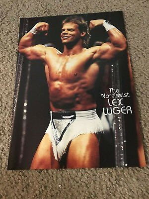 #ad Vintage NWA LEX LUGER WCW Wrestling Pinup Photo 1990s THE TOTAL PACKAGE 1993 WWF $5.99