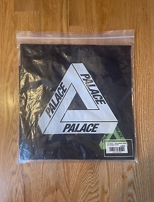 #ad PALACE SKATEBOARDS TRI TO HELP T SHIRT SIZE LARGE BLACK GREEN $69.99