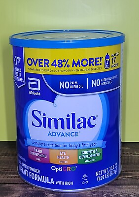 #ad Similac Advance Infant Formula with Iron Powder 30.8oz EXP 12 25 $30.99