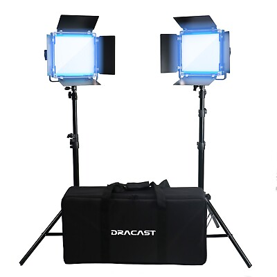 Dracast LED500 X Series Daylight LED 2 Light Kit with Nylon Padded Travel Case $499.00