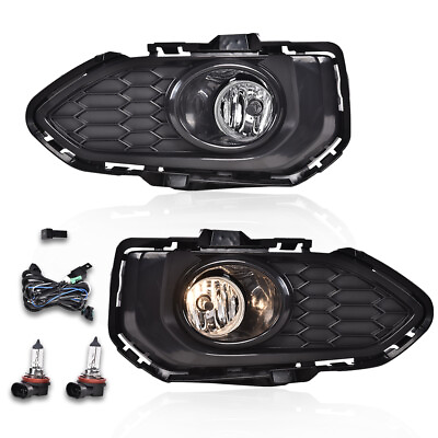 #ad Clear Bumper Fog Lights Driving Lamps LeftRight Fit For 2018 2020 Honda Fit $38.50