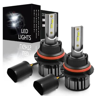 #ad HB5 9007 Super Bright LED Headlights 1000000LM LED Light Bulbs Kit High Low Beam $27.99