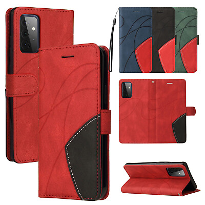 #ad For Samsung S23 Ultra S21 A12 A13 A32 A14 5G Magnetic Leather Wallet Stand Case $9.89