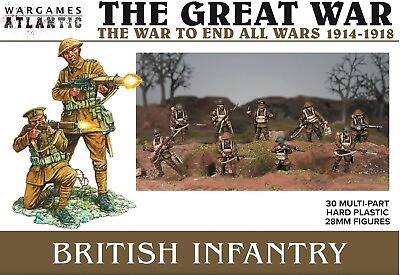 #ad Wargames Atlantic The Great War: British Infantry $31.46
