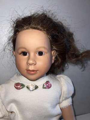 #ad 1997 My Twinn Doll Brown Hair Brown Eyes 23” Poseable white body $49.99