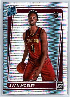#ad #ad EVAN MOBLEY 2021 22 Optic Rated Rookie SILVER PULSAR PRIZM #175 $1.99