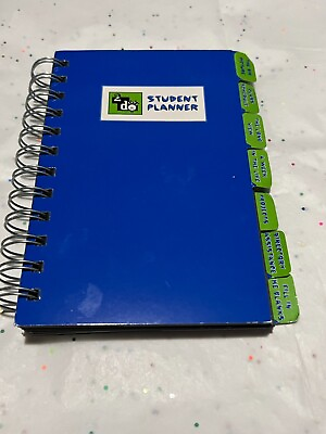 #ad NEW Plan Ahead Student Planner Fill In Dates Year Tabbed Monthly Calendar Weekly $7.19