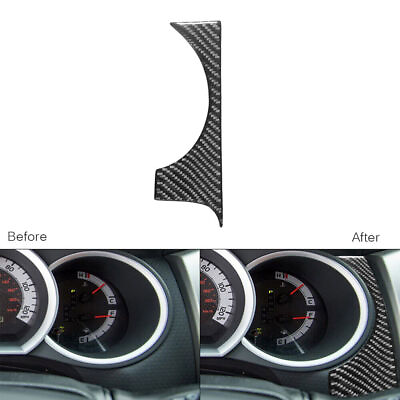 #ad For Toyota Tacoma 12 15 Carbon Fiber Dashboard Instrument Panel Side Trim Cover $10.37