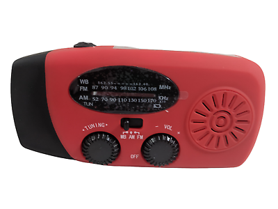 #ad AVGO AM FM NOAA Solar Emergency Weather Radio with LED Flashlight $25.95