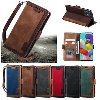 #ad For Samsung Galaxy A14 5G A12A32 A52A72 A51A71 A10 A70 Leather Wallet Stand Case $9.98