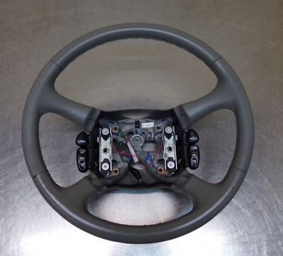 #ad Chevrolet GMC Tahoe Suburban Yukon Steering Wheel 98 02 Gray Leather $159.99