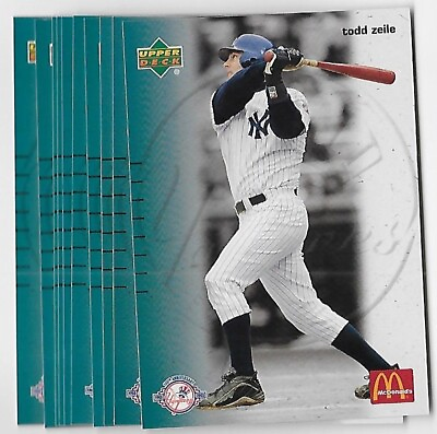 #ad 2003 Upper Deck McDonalds Todd Zeile card #24 of 24 ***Yankees** Gradable $3.25
