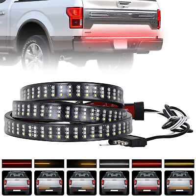 #ad 3Row 60quot; 432 LED Truck Strip Tailgate Light Bar Reverse Brake Signal Tail Lamps $14.54
