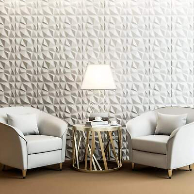 #ad 36 60pcs PVC 3D Wall Panels Fireproof Waterproof Wall Sticker Wall Ceiling Decor $49.99