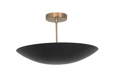 #ad 6 Light Elegant Ceiling Flushmount light Pendant Mid Century Modern Raw Brass $392.63