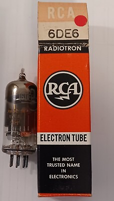 #ad 6DE6 NOS vacuum tube RCA pentode $3.50