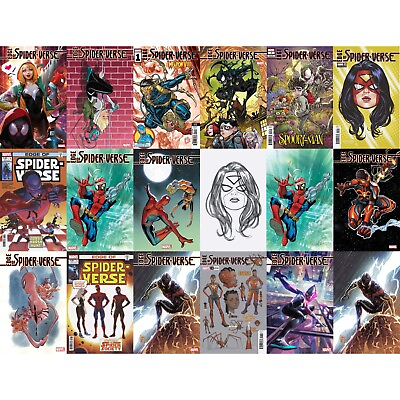 #ad Edge of Spider Verse 2024 1 2 3 Variants Marvel Comics COVER SELECT $49.88