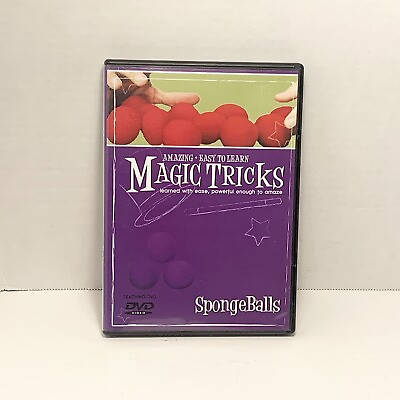 #ad Amazing Easy to learn Magic Tricks: SpongeBalls DVD No Balls Included 2008 $4.95
