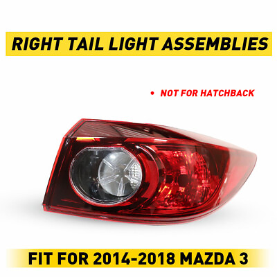 #ad MA2805123 For Mazda Sedan No LED Outer Tail Light Lamp Replacemet Passenger Side $53.99