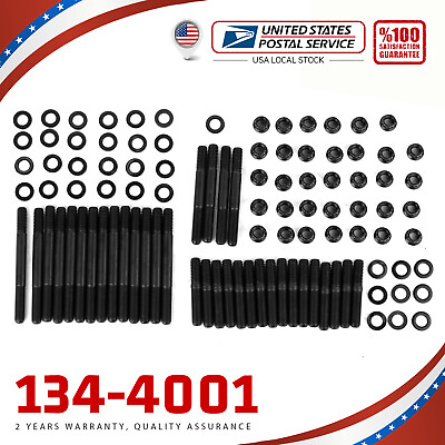 #ad MGT 12 Point Cylinder Gasket Head Stud Bolt Kit for Chevrolet 134 4001 PCE279 $50.99