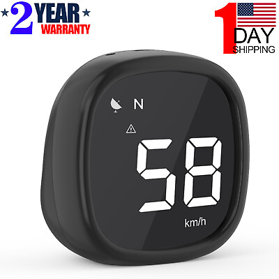 #ad Digital GPS Speedometer KMH MPH Compass Car HUD Automotive Head Up Display Time $15.99