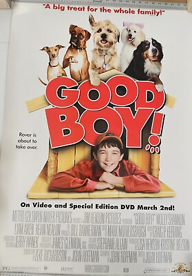 #ad An amazing movie for the whole family Good Boy DVD promotional Movie poster $11.00