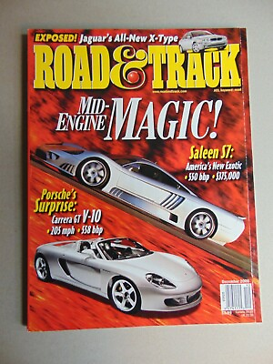 #ad ROAD amp; TRACK MagazineDecember 2000 Jaguar#x27;s New X Type $7.50