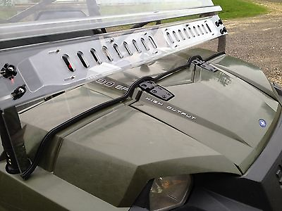 POLARIS RANGER 800 FULL SIZE ROUND CAGE 2009 2014 MAX FLO VENTED WINDSHIELD SALE $269.95