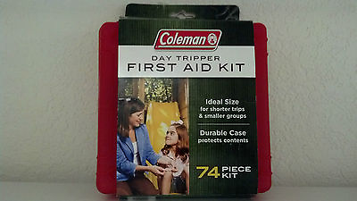 #ad Coleman FIRST AID KIT DAY TRIPPER IDEAL SIZE 74 PIECE KIT $12.61