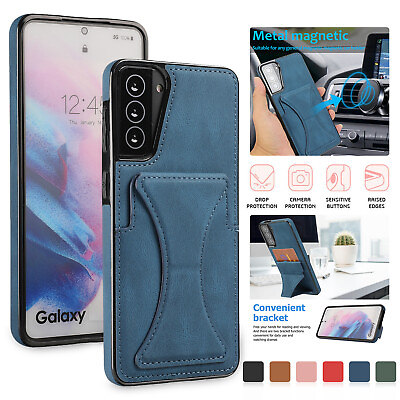#ad Magnetic Leather Wallet Stand Case For Samsung A71 A51 A72 5G A52 A42 A32 A12 $9.70